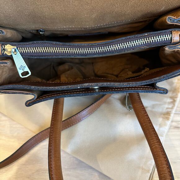 Patricia Nash Notley Satchel Leather European Map Collection Handbag Purse NWT - Picture 8 of 8